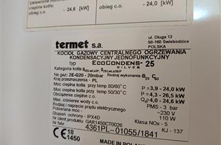 Przykład zdjęcia tabliczki znamionowej