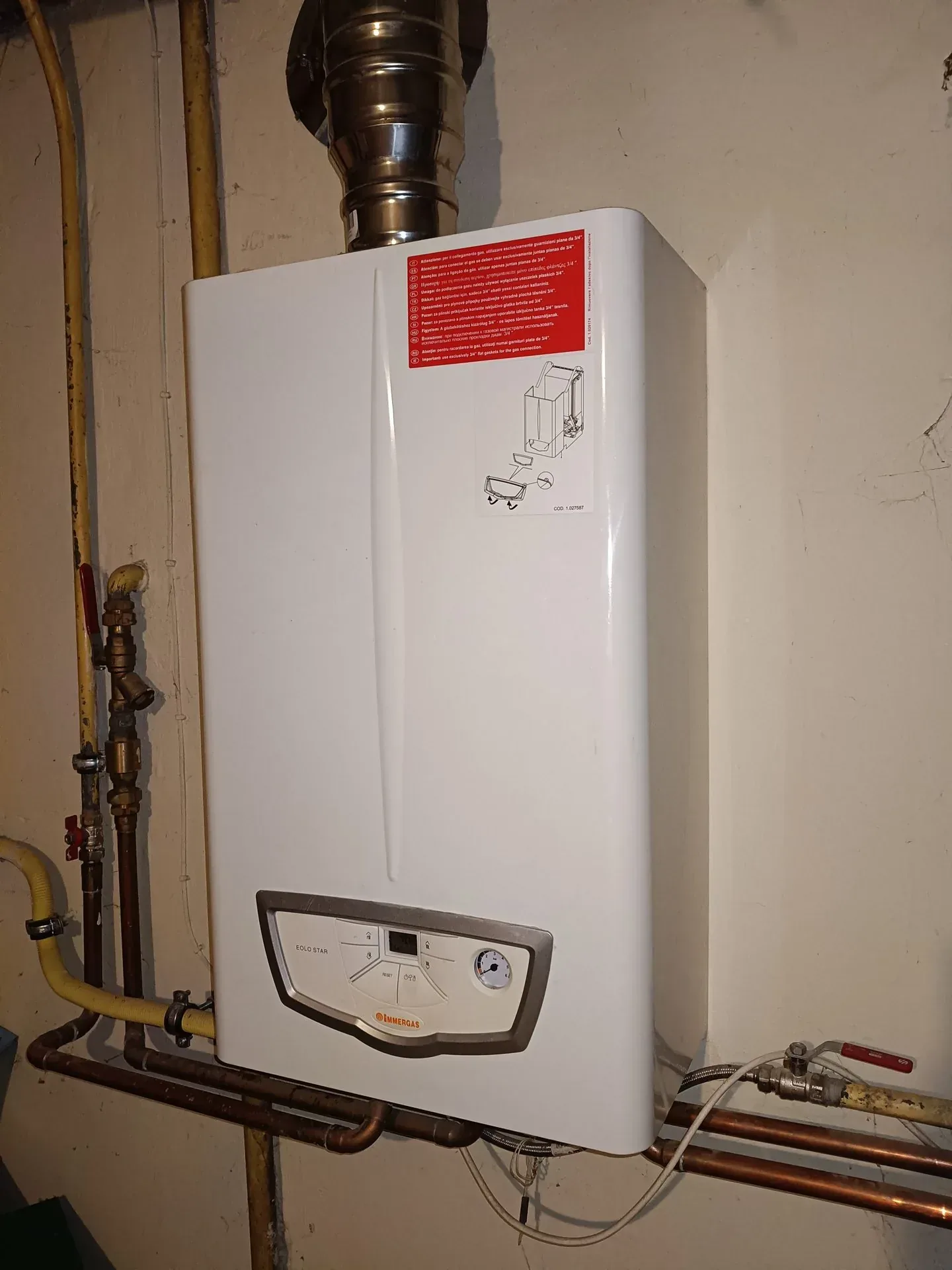 Immergas Nike Star - wariujące ciśnienie w instalacji
